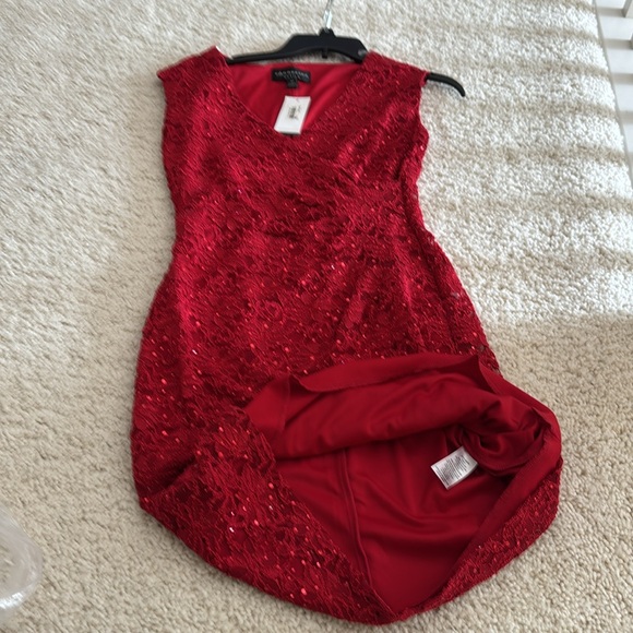 Evening Red Dress - Picture 8 of 9